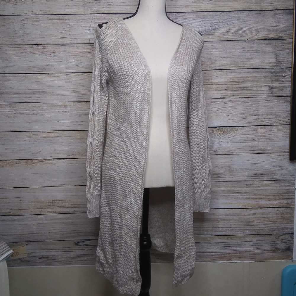 OHMG Open Long sleeve cardigan size small